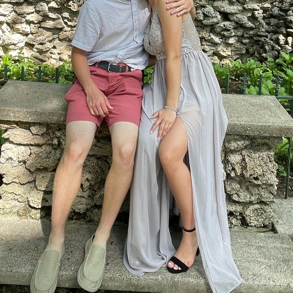 Women’s Emerald Sundae Maxi Prom Dress - Picture 6 of 6